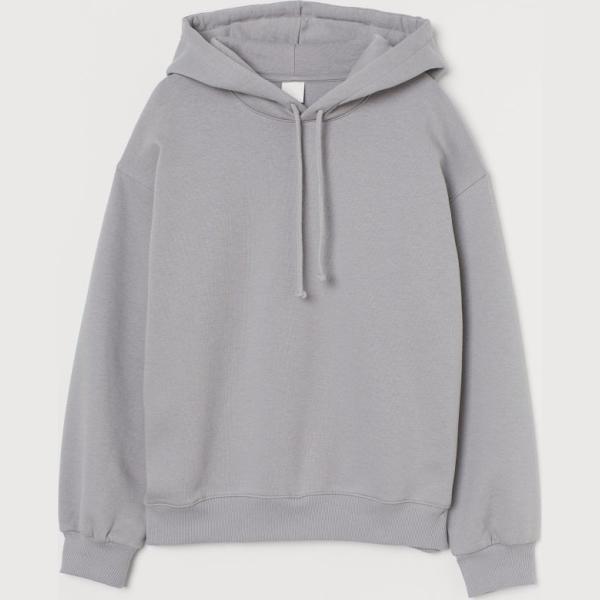felpe con cappuccio H & M grigio
