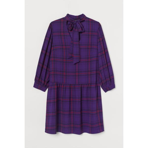 vestiti corti H & M viola
