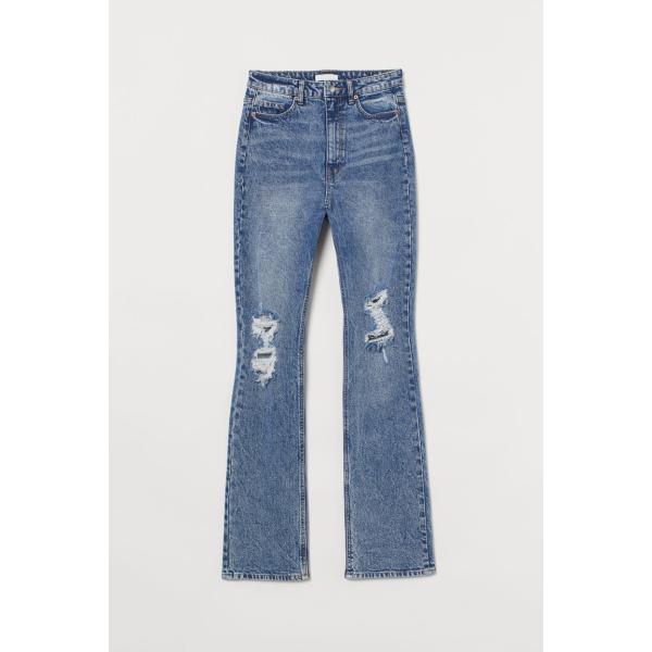 jeans bootcut H & M multicolore