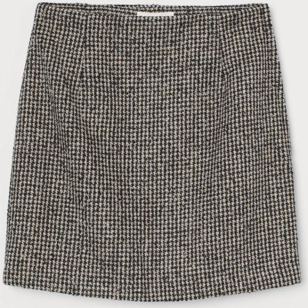 minigonne H & M grigio