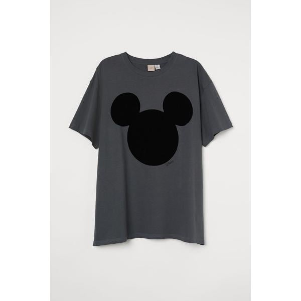 t-shirt H & M bianco con stampe