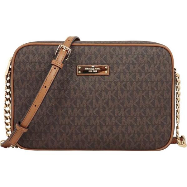 borse a tracolla Michael Kors marrone con stampe
