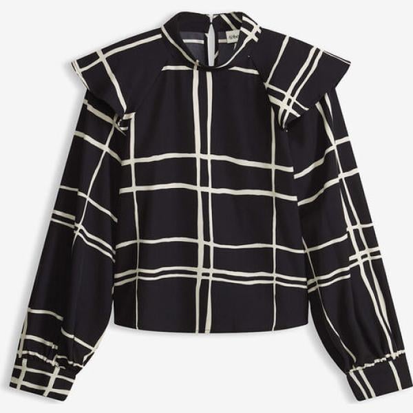 Blusa mujer jet black poliéster bonprix