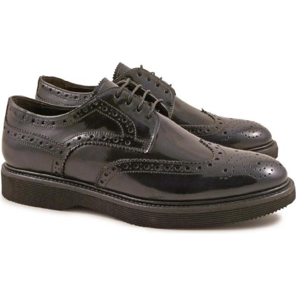 scarpe stringate Leonardo blu