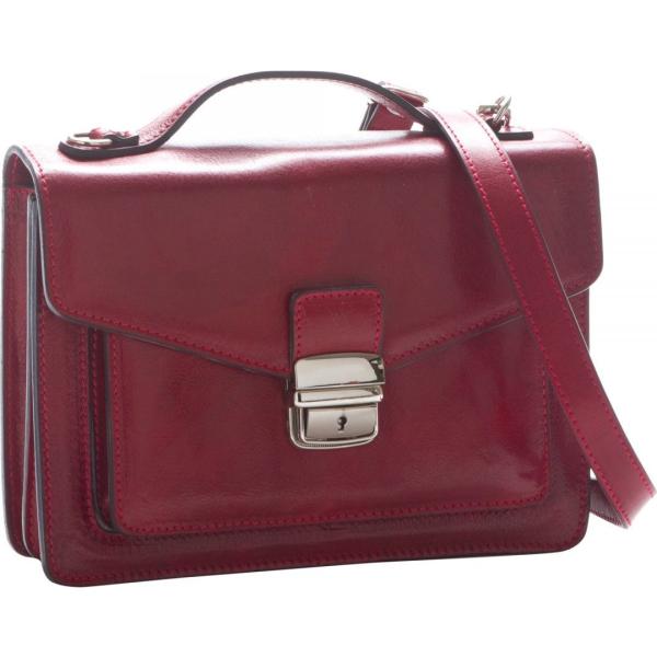 borse a mano Leonardo Italian Fashion rosso