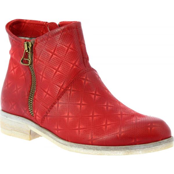 stivaletti Leonardo rosso