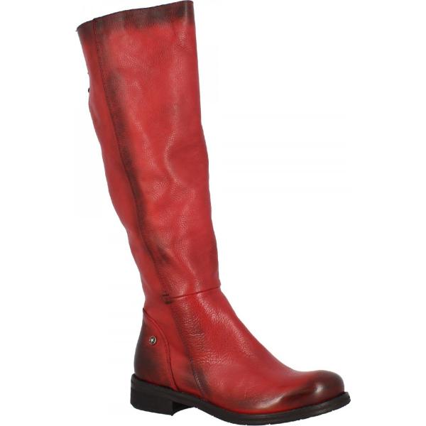 stivali sopra il ginocchio Leonardo Shoes rosso
