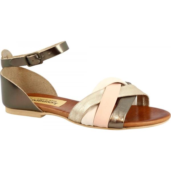 sandali in pelle Leonardo marrone