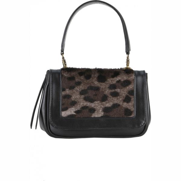 borse a mano Corsia nero animalier