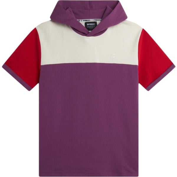 t-shirt Freddy viola geometrica