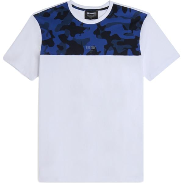 t-shirt Freddy bianco military