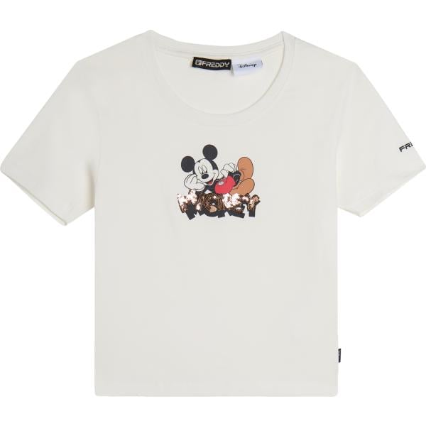 t-shirt Freddy bianco con stampe