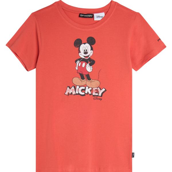 t-shirt Freddy rosso con stampe