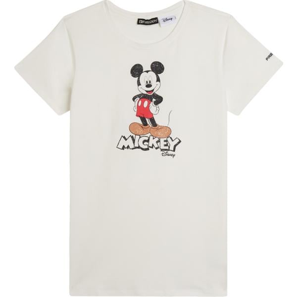 t-shirt Freddy bianco con stampe