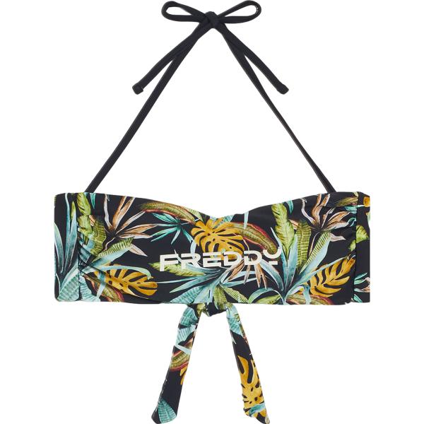 bikini Freddy nero a fiori