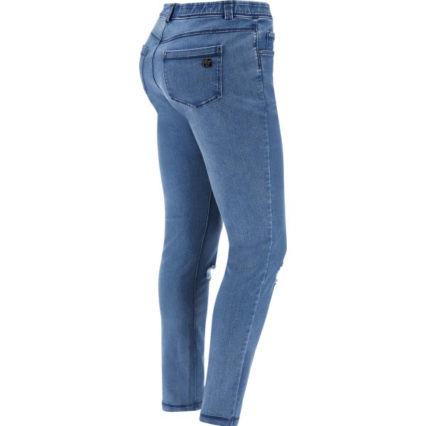 jeans strappati Freddy blu