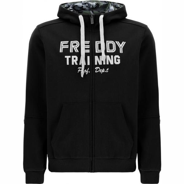 felpe con cappuccio Freddy nero military