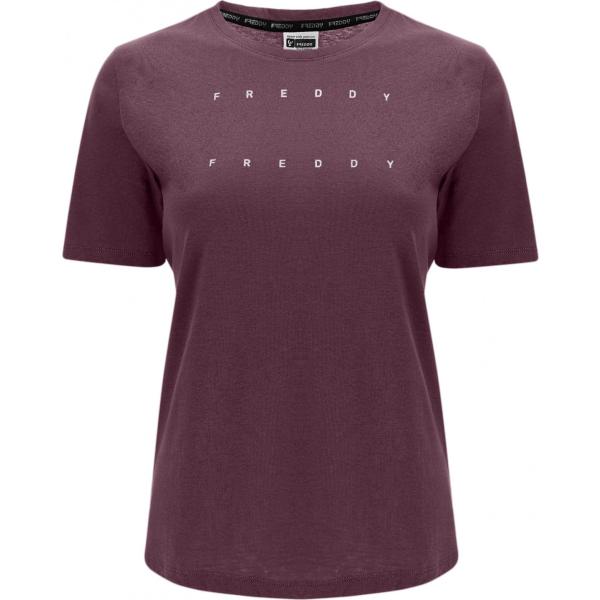 t-shirt Freddy viola con stampe