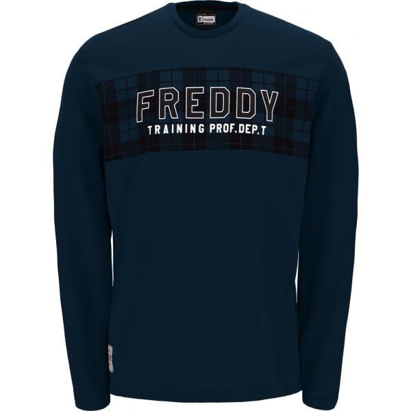 t-shirt Freddy blu scozzese