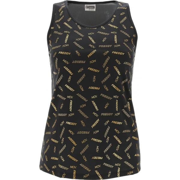 canottiere Freddy nero con stampe