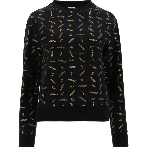 felpe Freddy nero con stampe