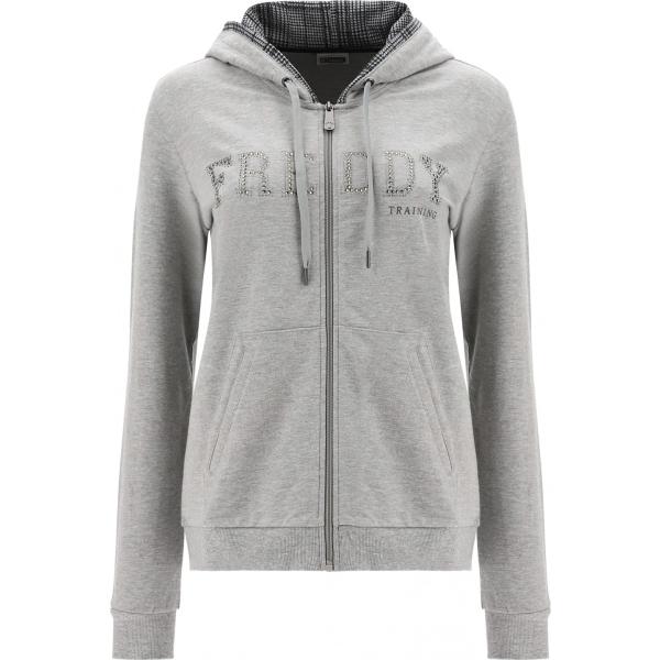felpe con cappuccio Freddy grigio principe di galles