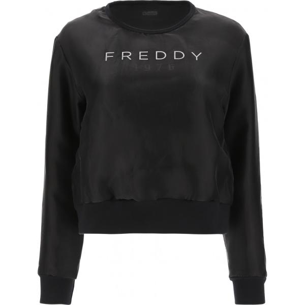 felpe Freddy nero con stampe