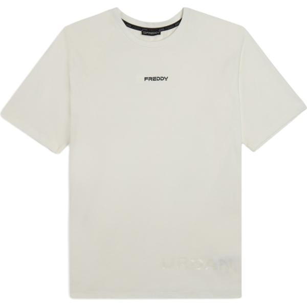 t-shirt Freddy bianco con stampe