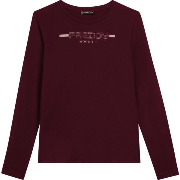 t-shirt Freddy marrone