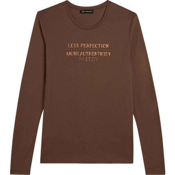 t-shirt Freddy marrone
