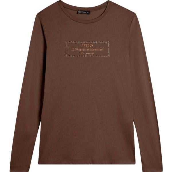 t-shirt Freddy marrone