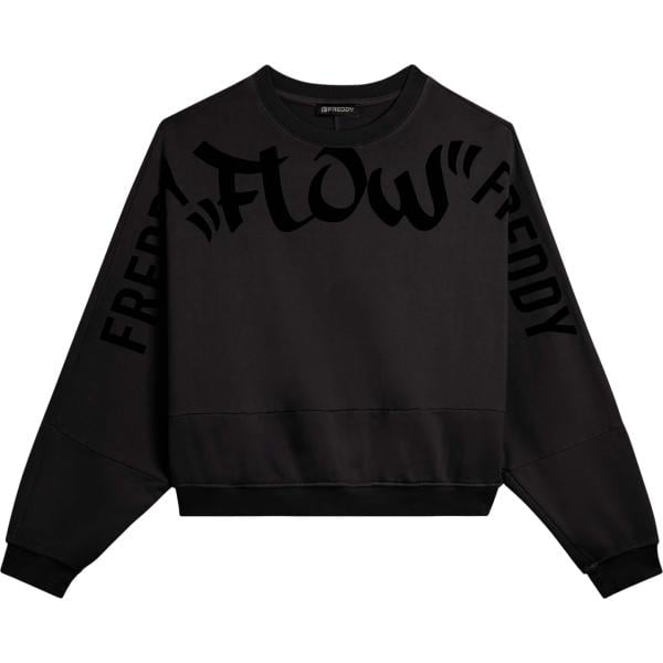 felpe Freddy nero con stampe