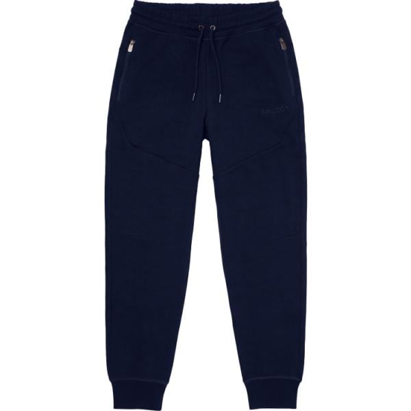 Pantaloni da uomo in blu scuro con coulisse in plush Freddy Freddy