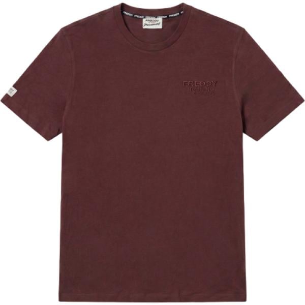 t-shirt Freddy marrone