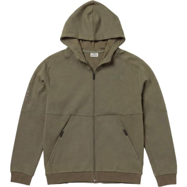 Felpa con cappuccio da uomo collo con cappuccio con zip Freddy