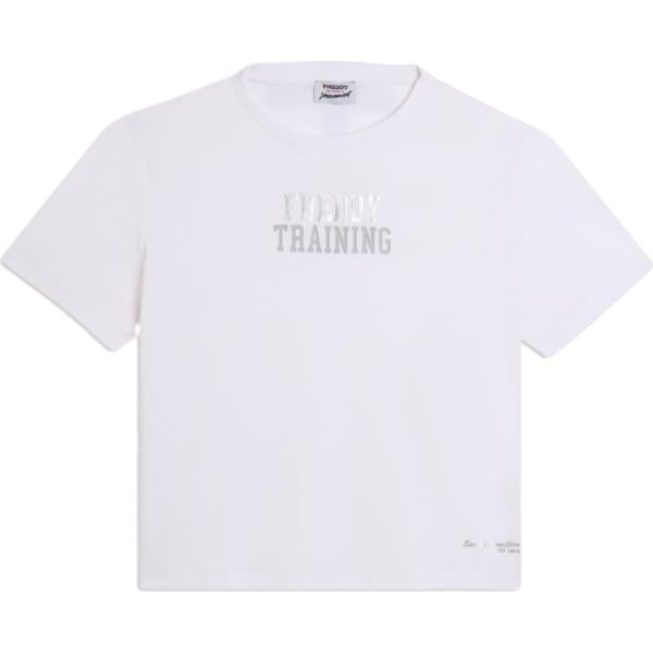 t-shirt Freddy bianco con stampe