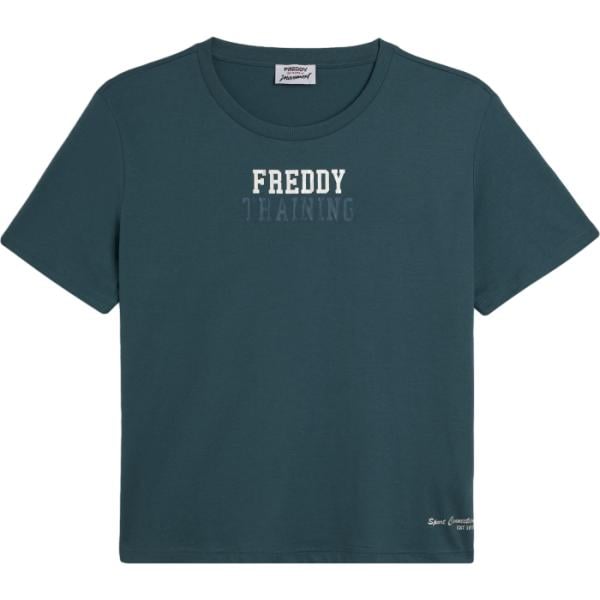 t-shirt Freddy verde con stampe
