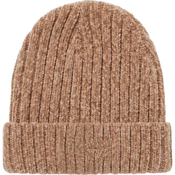 Beanie da donna in marrone chiaro Freddy