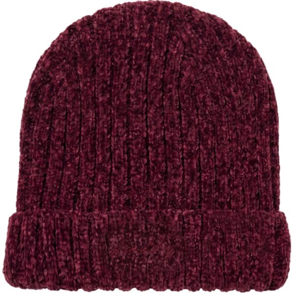 Beanie da donna in bordeaux Freddy