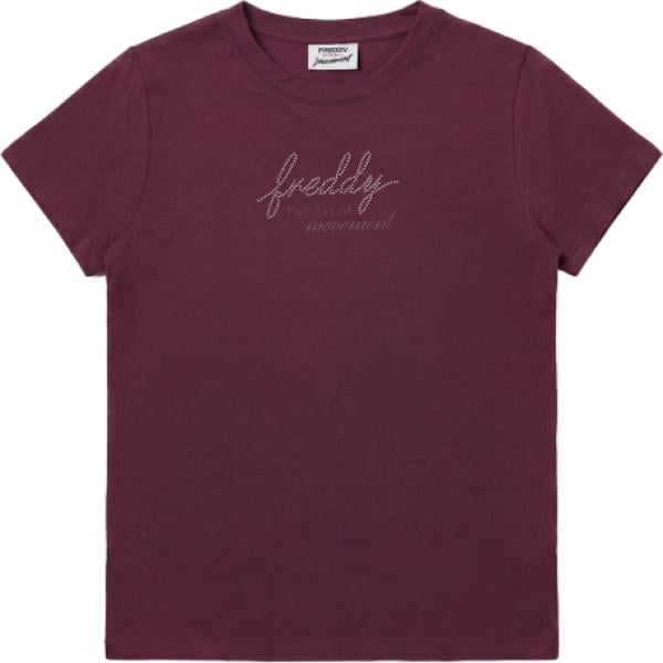 t-shirt Freddy viola con stampe