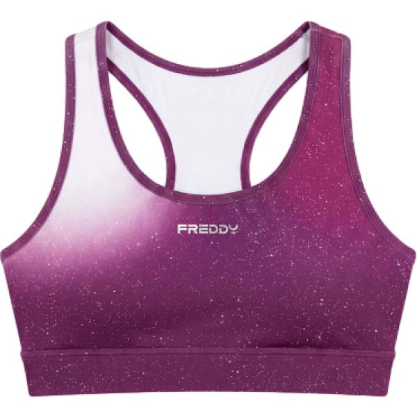Top sportivo da donna con stampe con spalline Freddy