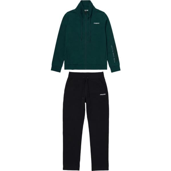 Tuta da donna con stampe collo alto completo con zip in plush Freddy