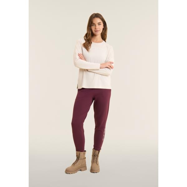 Vestito sportivo da donna in bianco neve a righe completo a maniche lunghe Freddy