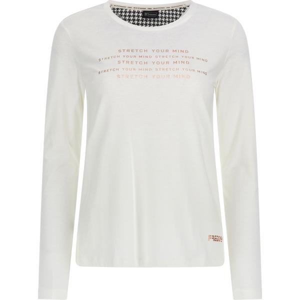 t-shirt Freddy bianco con stampe