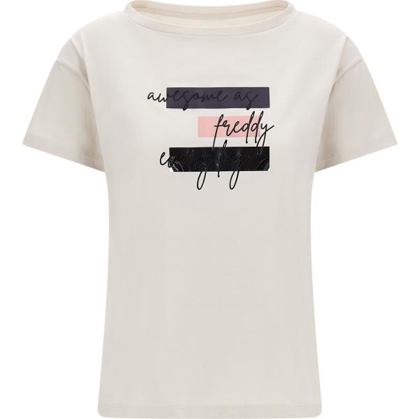 t-shirt Freddy grigio con stampe