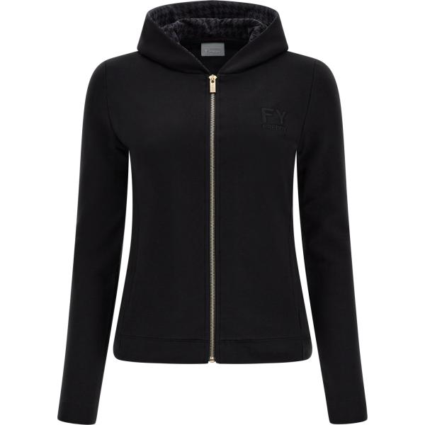 felpe con cappuccio Freddy nero pied de poule