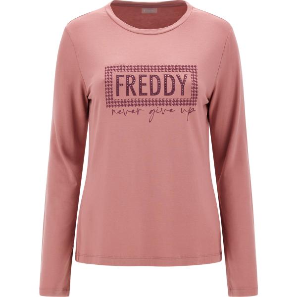 t-shirt Freddy rosa pied de poule