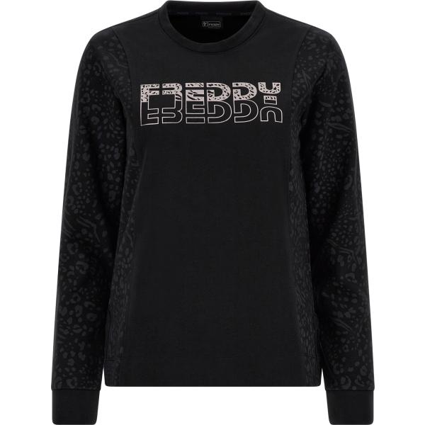 felpe Freddy nero animalier