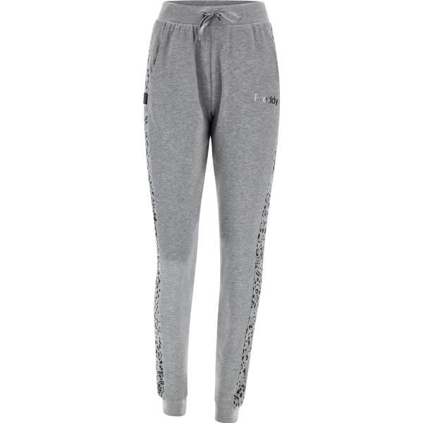 pantaloni Freddy grigio animalier