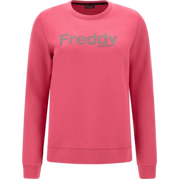 felpe Freddy rosa con stampe
